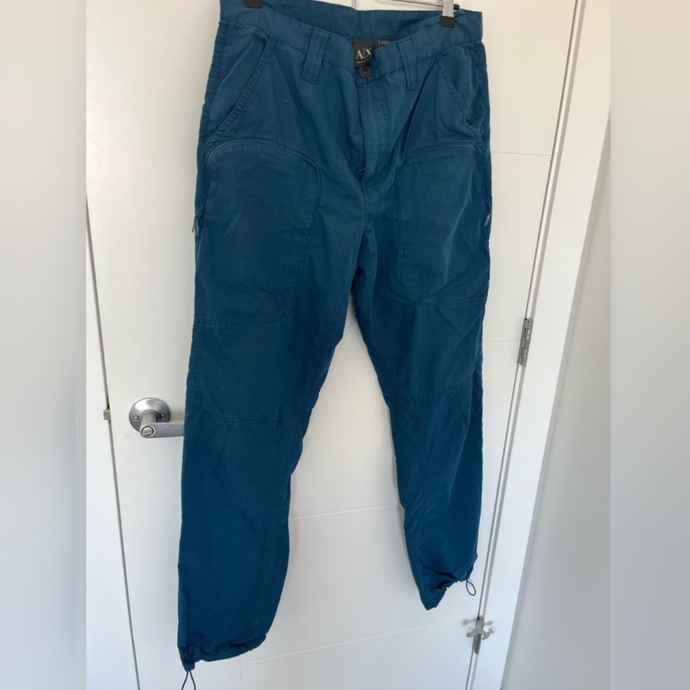 Armani exchange men's cotton cargo pants